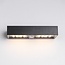 Solar outdoor wall light Grish with sensor - Black