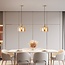 Pendant lamp with Amber glass - Apvali