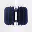 Pendant lamp made of PET felt, navy blue - Benthe