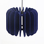 Pendant lamp made of PET felt, navy blue - Benthe