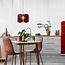 Pendant lamp Benthe in dark red PET felt