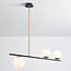 Designer pendant light Danny, 3-light - Opal white