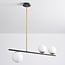 Designer pendant light Danny, 3-light - Opal white