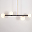 Davy Designer lighting pendant lamp, 4-light - opal white