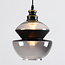 1-light pendant lamp Sofie - round glass