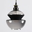 pendant light Sofie - smoked glass round Art Deco globe