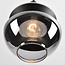 1-light pendant lamp Sofie - round glass