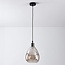 pendant light Verona - cognac glass teardrop globe