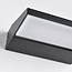 Rotatable outdoor wall light Argento - black with integrated LED