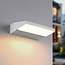 Rotatable outdoor wall light Argento - silver with integrated LED