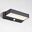 Outdoor wall light Onyx with sensor black with integrated LED