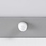 Outdoor wall light Onyx with sensor silver with integrated LED