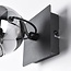 Adjustable wall spotlight Jace - smoked glass and black