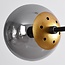 6-light pendant light Damian - smoked glass