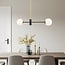 Design pendant light Danley, 2-light - Opal white
