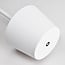 Rechargeable standing outdoor lamp Jytte, dimmable - White