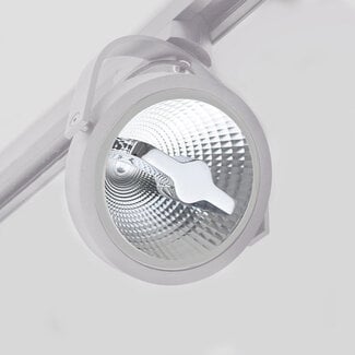 1.5 metre 1-phase track system set with Skaly spotlights, white