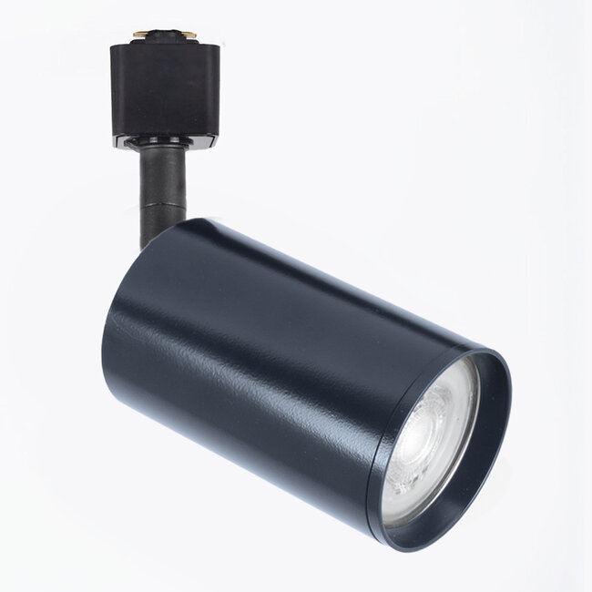 1-phase Track lighting system 3 metres - Romain Black with cobalt blue