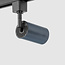 1-phase Track lighting system 1.5 metres - Romain Black with cobalt blue