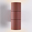 2-light wall lamp, rust brown - Giorgia