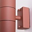 2-light wall lamp, rust brown - Giorgia