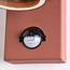 Elegant 2-light rust-brown outdoor lamp with sensor - Martina