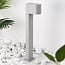 Outdoor floor lamp Simone - 50 cm grey
