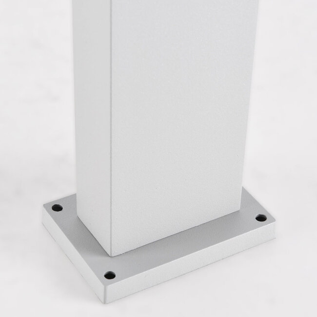 Industrial standing outdoor lamp, grey, 50 cm - Simone