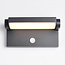 Adjustable Berlin wall light with sensor - anthracite