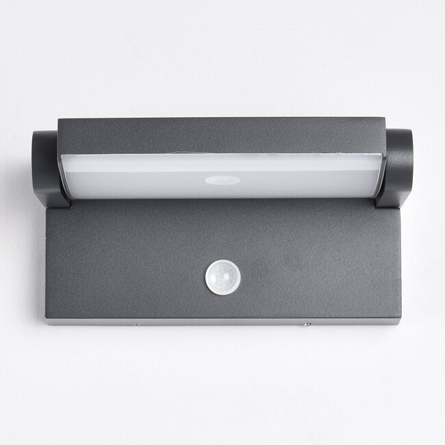 Adjustable Berlin wall light with sensor - anthracite