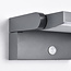 Adjustable Berlin wall light with sensor - anthracite