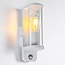 Jani outdoor wall light with sensor - White