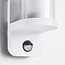 Outdoor wall light Jani with sensor - white