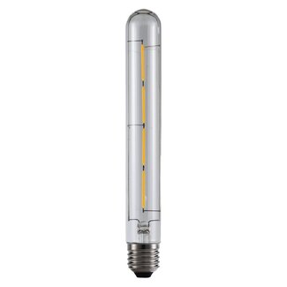 E27 dimmable tube lamp clear glass with filament 4W 2700K, 22.5 cm