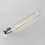 E27 dimmable tube lamp clear glass with filament 4W 2700K, 22.5 cm