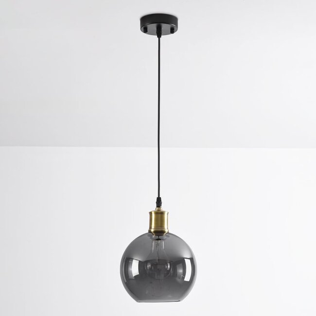 -light pendant lamp Lyana - Smoked glass