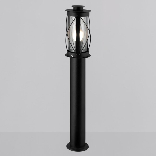 Outdoor floor lamp Lucia in stainless steel - 60 cm black