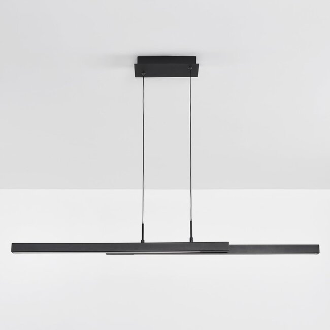 3-step dimmable LED pendant light Leia - black