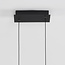 Designer pendant light Leia black with 3-step dimmable