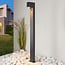 Outdoor floor lamp Simone with sensor - anthracite 100 cm