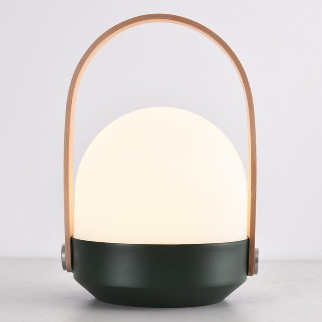 Rechargeable 3-step dimmable solar table lamp Saro - portable