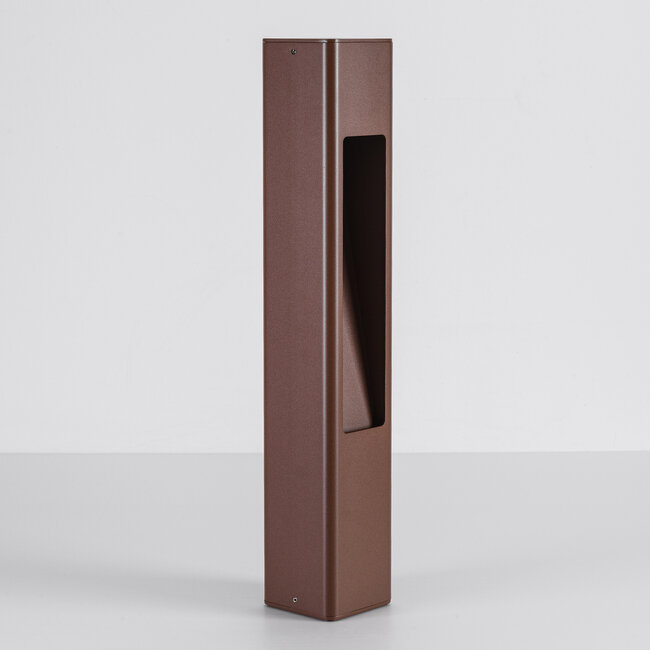 Velia standing outdoor lamp - rust brown