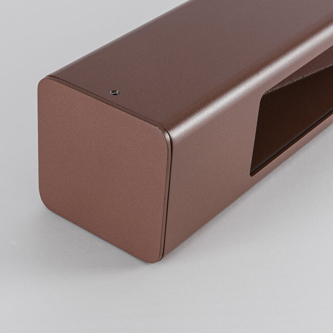 Outdoor floor lamp Velia - rust brown