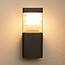 Outdoor wall lights, anthracite - Caio