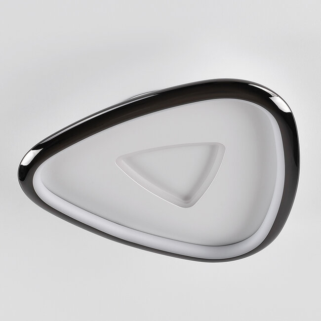 Ceiling light Cellu with 3-step dim in black chrome