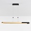 Lilia pendant lamp with 3-step dimmer - black with Gold