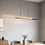 Leia pendant lamp design with 3-step dimmer - black with light wood