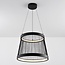 3-step dimmable LED pendant light Kae - black decorative cord
