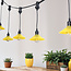 Shade for Festoon bulbs - yellow