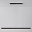 3-step dimmable LED pendant light Andre - matt black, wood effect